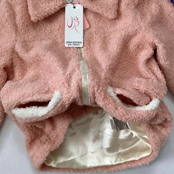 Urban Republic NWT Faux Fur Jacket Girls Various - Picture 4 of 10